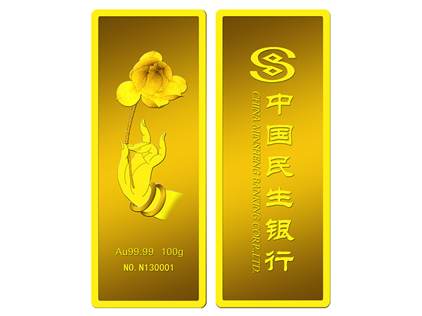 佛手莲花金条